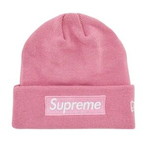 Supreme Box Logo Beanie Dusty Pink OS New With Tags